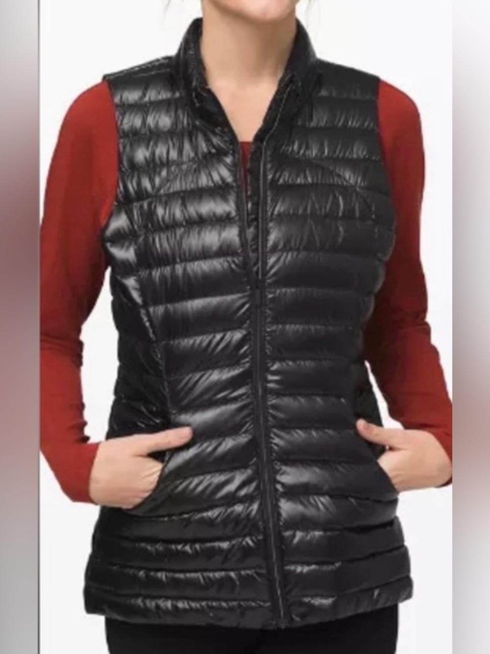 Lululemon Pack It Down Black Vest